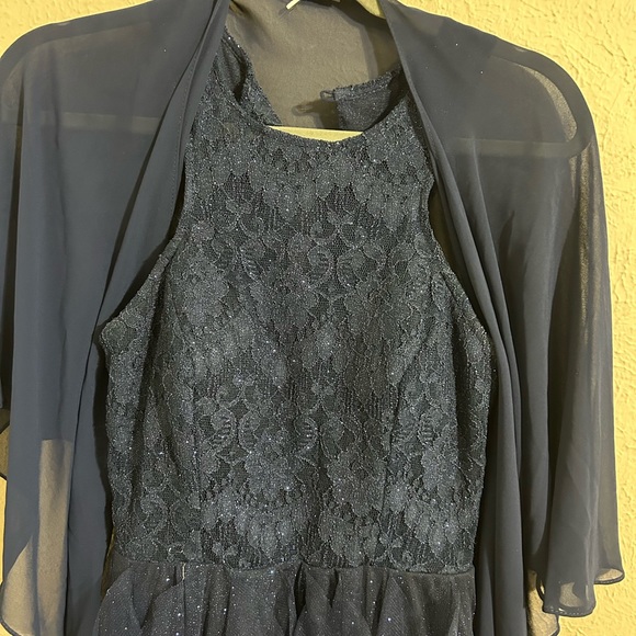Women’s Formal Dress in Sparkly Navy Size 5 - Picture 2 of 6